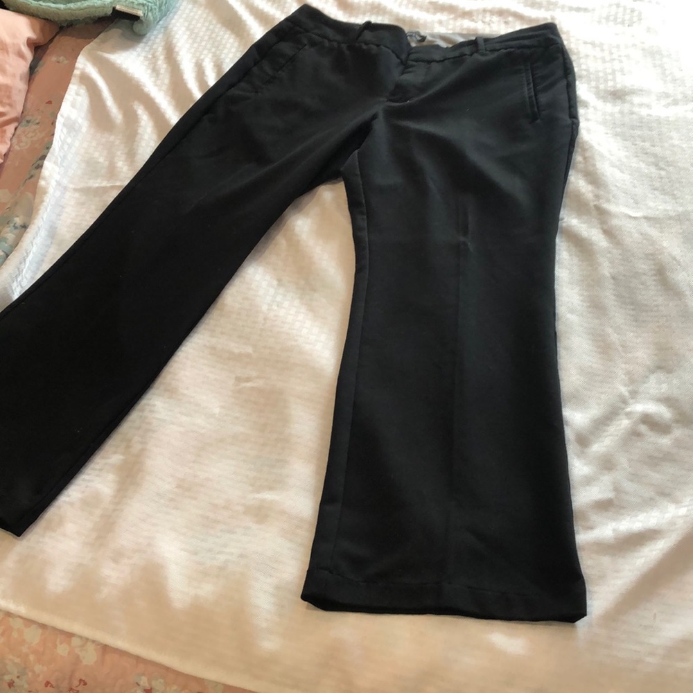 Black slacks, size 14 petite short
